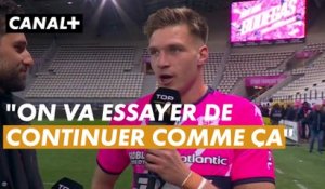 Léo Barré revient sur la victoire de Paris face à Clermont, la fin de saison, et son avenir en Bleu
