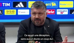 Italie - Gattuso assure qu'une non-qualification serait "sans aucun doute un coup dur"