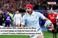 Louis Bielle-Biarrey meilleur joueur du Tournoi des 6 Nations pour la deuxième fois d'affilée - Rugby - Tournoi des 6 Nations - Bleus