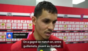 Lille - Mandi : “Le 3-0 reflète parfaitement ce qu’on a pu développer sur le terrain”