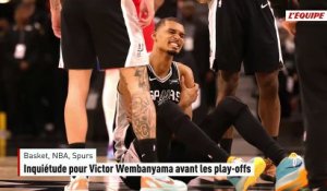 Inquiétude pour Victor Wembanyama avant les plays-offs - Basket - NBA - Spurs
