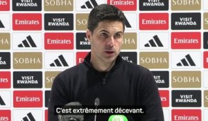 Arsenal - Arteta : "Un véritable coup de poing en plein visage"
