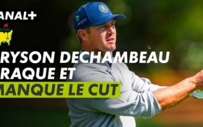 Un trou n°18 qui coûte très cher à Bryson DeChambeau au 2e tour - Masters d'Augusta