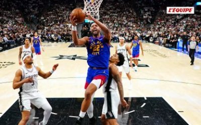 Sans Victor Wembanyama, San Antonio chute contre Denver, Nikola Jokic éligible au titre de MVP - Basket - NBA