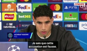 Achraf Hakimi à propos de son renvoi devant la justice : « Je suis tranquille, cette accusation est fausse » - Foot - Ligue des champions