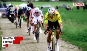 Après sa victoire sur Paris-Roubaix, Van Aert a offert son bouquet aux parents de Michael Goolaerts - Cyclisme - Paris-Roubaix