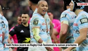 Le centre du Racing 92, Gaël Fickou s'engage pour deux ans avec Toulon - Rugby - Transferts
