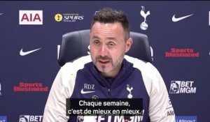 Tottenham : De Zerbi : "Si on gagne, je suis prêt à inviter mes joueurs à dîner chaque semaine"