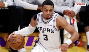 L'ailier des San Antonio Spurs Keldon Johnson a été nommé meilleur 6e homme de la saison en NBA - Basket - NBA - Spurs