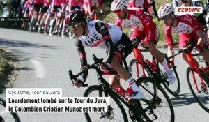 Lourdement tombé sur le Tour du Jura, le Colombien Cristian Munoz est mort - Cyclisme - Tour du Jura