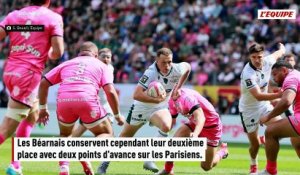 Malmené à domicile, le Stade Français s'en sort à la sirène face à Pau en Top 14 - Rugby - Top 14
