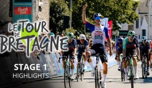 Tour de Bretagne 2026 - Etape 1 Résumé - Alessio Magagnotti la 1re étape, Aubin Sparfel 3e