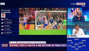 L’Atlético et Arsenal se neutralisent : « Depuis six mois, Arsenal survit grâce aux coups de pied arrêtés », selon Duluc - Foot - Ligue des champions