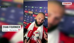 La réaction d'Evan Fournier après la qualification de l'Olympiakos pour le Final Four : «Je joue par amour du jeu» - Basket - Euroligue (H)