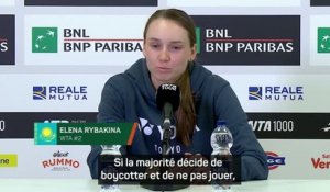 Roland-Garros - Rybakina sur le boycott : “Ça ne concerne pas que les Grand Chelem et l'augmentation des gains...”