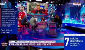Auteur d'une prestation majuscule, Willian Pacho a été élu homme du match face au Bayern Munich - Foot - Ligue des champions