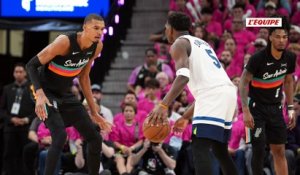 Le calme de Victor Wembanyama, clé du succès de San Antonio lors du match 3 face à Minnesota  - Basket - NBA
