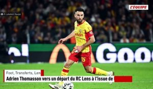 Adrien Thomasson vers un départ du RC Lens à l'issue de la saison - Foot - Transferts - Lens