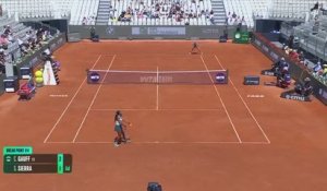 Rome - Gauff s'en sort face à Sierra et rejoint les 8e