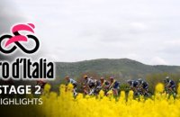 Tour d'Italie 2026 - Étape 2 Résumé - Énorme chute, Vingegaard à l'attaque, nouveau maillot rose... étape de folie