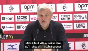 Lille - Genesio : "On est peut-être à 95 minutes de quelque chose d'extraordinaire"