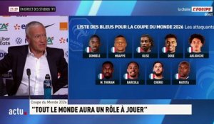 Deschamps sur une possible permutation Olise-Dembélé - Foot - Liste des Bleus Mondial 2026
