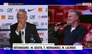 Deschamps sur Chevalier : « Sa blessure ne l'a pas aidé » - Foot - Coupe du monde - Bleus