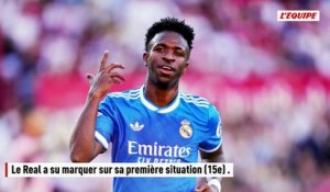 Le Real Madrid s'impose sur la pelouse du Séville FC, Kylian Mbappé impliqué sur l'unique but du match - Foot - Liga