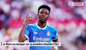 Le Real Madrid s'impose sur la pelouse du Séville FC, Kylian Mbappé impliqué sur l'unique but du match - Foot - Liga