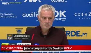 Benfica - Mourinho : "Mon avenir devrait être décidé cette semaine"