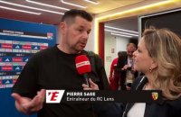 Pierre Sage après la large victoire de Lens sur la pelouse de l'OL en Championnat : « On a gagné en maturité » - Foot - Ligue 1 - Lens