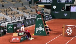 Roland-Garros 2026 - Zheng Qinwen à l'entrainement à Roland-Garros lundi 18 mai