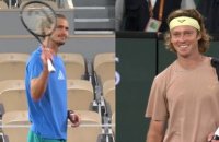 Roland-Garros 2026 - Alexander Zverev et Andrey Rublev à l'entraînement ce mardi 19 mai