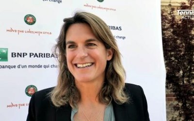 Roland-Garros 2026 - Amélie Mauresmo, la directrice du tournoi après le tirage des tableaux femmes et hommes