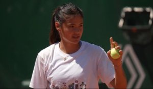 Roland-Garros 2026 - Emma Raducanu à l'entraînement ce vendredi 22 mai