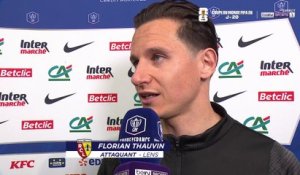 Florian Thauvin ému après le sacre de Lens