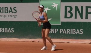 Roland-Garros 2026 - Iva Jovic à l'entraînement ce samedi 23 mai