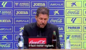 Atlético - Simeone : “Une saison entre bonne et très bonne mais il faut rester vigilant...”