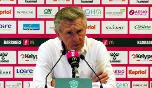 Claude Puel après le barrage aller à Saint-Étienne : « Il faudra faire beaucoup mieux avec le ballon » - Foot - Barrages Ligue 1 / Ligue 2