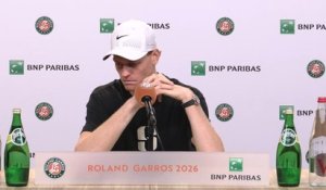 Roland-Garros 2026 - Jannik Sinner : “Je ne me souviens pas de la dernière fois où je me suis senti aussi faible”