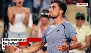 Impérial au service, Raphaël Collignon domine Ben Shelton et rallie le troisième tour de Roland-Garros - Tennis - Roland-Garros
