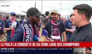PSG-Arsenal: l'ambiance monte dans la fan zone à Budapest