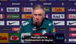 Carlo Ancelotti : « Aucune intention de remplacer Neymar » - Foot - Coupe du monde - Brésil