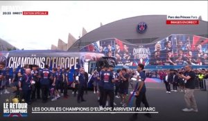 Édition spéciale - Le retour des champions : Les fans et un immense show attendent le PSG au Parc - 31/05