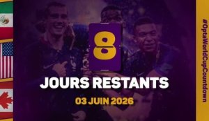 Le décompte d’Opta - J-8 avant la Coupe du monde