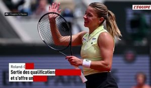 Sortie des qualifications, la 114e mondiale Maja Chwalinska crée l'exploit et s'offre une première demi-finale à Roland-Garros - Roland-Garros (F)