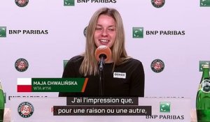 Chalinska : « Chaque match ici me paraît complètement fou » - Tennis - Roland-Garros