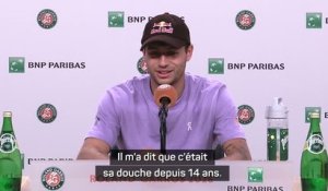 Roland-Garros - Quand Cobolli avoue utiliser... la même douche que Rafael Nadal !