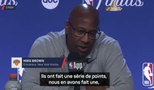 Knicks - Brown sous le charme de la combativité de son groupe