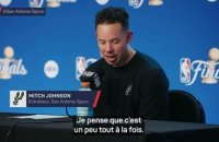 Spurs - Johnson donne les raisons de la mauvaise première mi-temps de Wembanyama